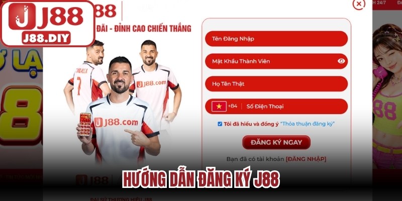 Hướng dẫn đăng ký J88 bắt đầu từ bước truy cập an toàn