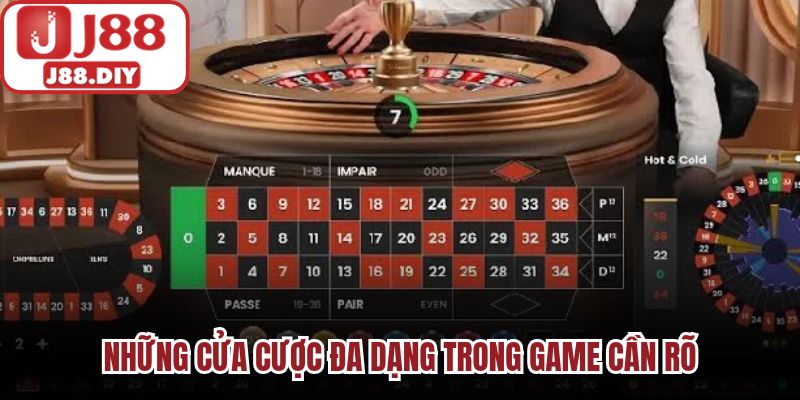 Những cửa cược đa dạng trong game cần rõ